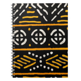 African Print Spiraal Gelijnd Notitieboek