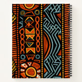 African Print Spiral Notitieboek (Achterkant)