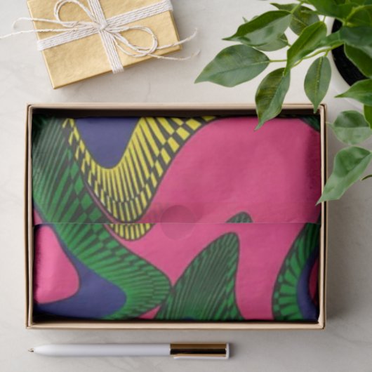 African Print Tissuepapier (Geschenk)