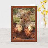 African Proverb Greeting Cards Kaart (Gele Bloem)