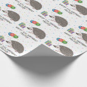 African Pygmy Hedégel Animal - Happy Birthday Cadeaupapier (Hoek)