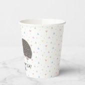 African Pygmy Hedégel Animal - Happy Birthday Papieren Bekers (Links)