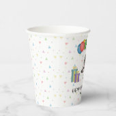 African Pygmy Hedégel Animal - Happy Birthday Papieren Bekers (Rechts)