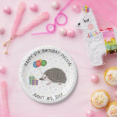 African Pygmy Hedégel Animal - Happy Birthday Papieren Bordje (Feest)