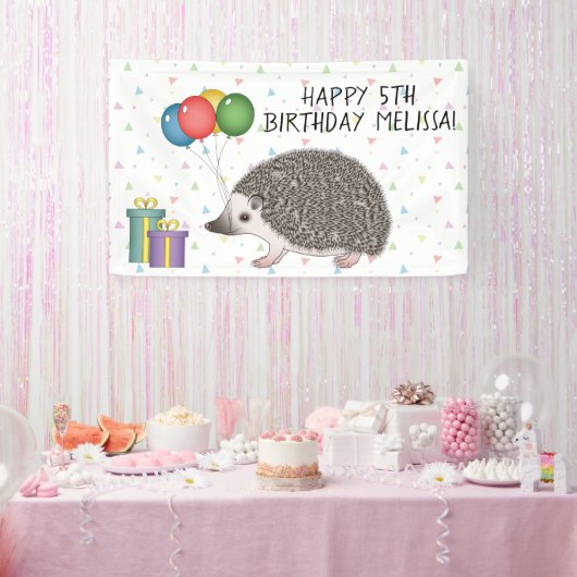 African Pygmy Hedégel Animal - Happy Birthday Spandoek (Feest)