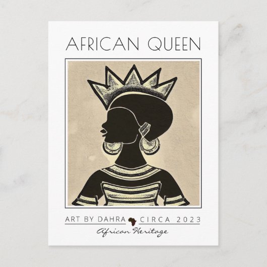 AFRICAN QUEEN BRIEFKAART (Voorkant)