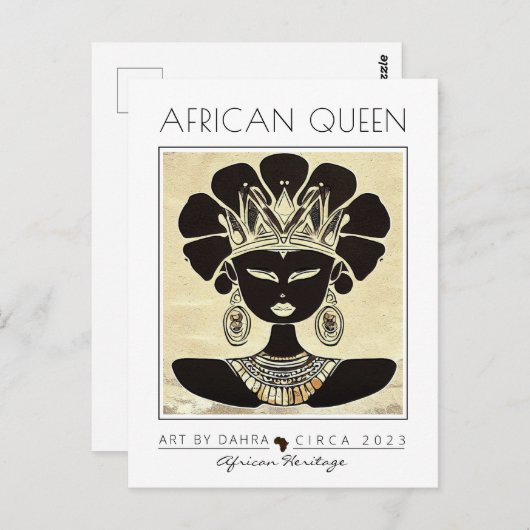 AFRICAN QUEEN BRIEFKAART (Voorkant / Achterkant)