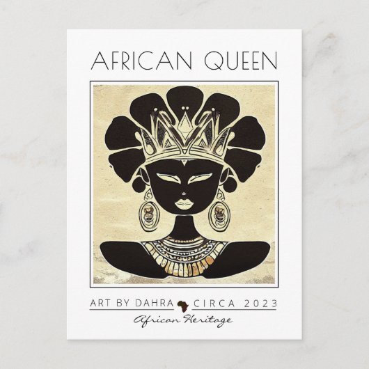 AFRICAN QUEEN BRIEFKAART (Voorkant)