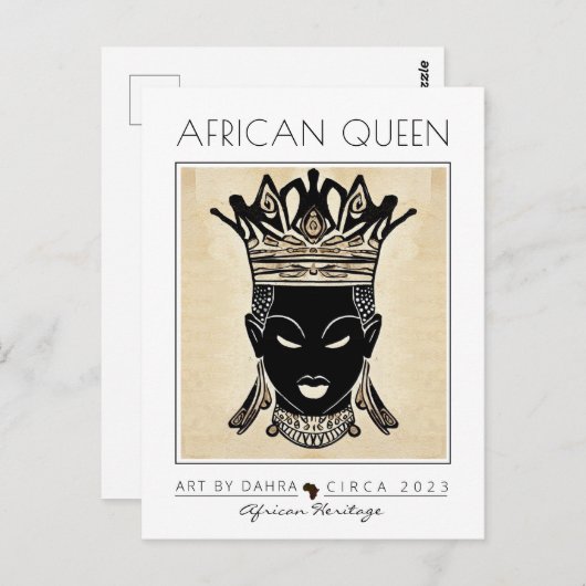 AFRICAN QUEEN BRIEFKAART (Voorkant / Achterkant)