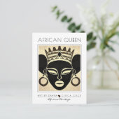 AFRICAN QUEEN BRIEFKAART (Staand voorkant)