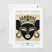 AFRICAN QUEEN BRIEFKAART (Voorkant / Achterkant)