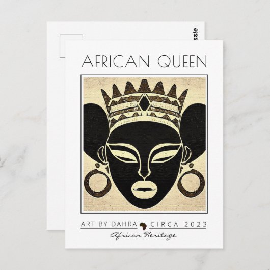 AFRICAN QUEEN BRIEFKAART (Voorkant / Achterkant)