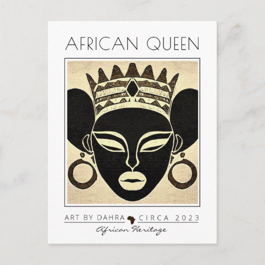 AFRICAN QUEEN BRIEFKAART (Voorkant)