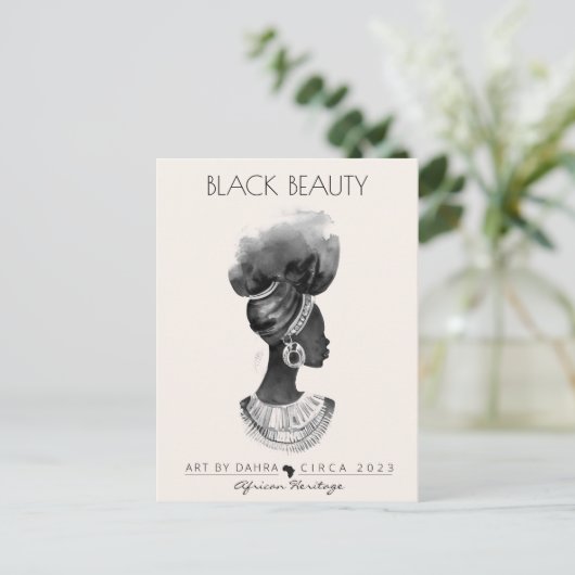 AFRICAN QUEEN BRIEFKAART (Staand voorkant)