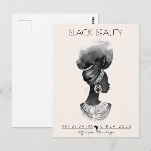 AFRICAN QUEEN BRIEFKAART (Voorkant / Achterkant)