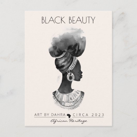 AFRICAN QUEEN BRIEFKAART (Voorkant)