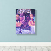 AFRICAN QUEEN canvas Afdruk (Insitu (Houten vloer))