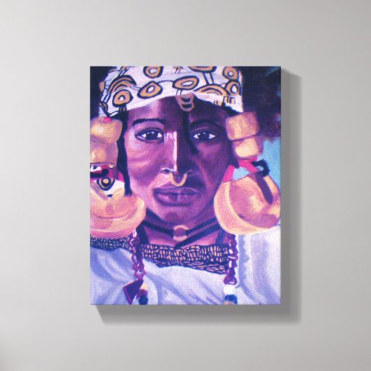 AFRICAN QUEEN canvas Afdruk (Voorkant)