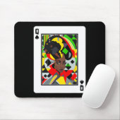 African Queen Kaart Melanin Black Pride Blm Junete Muismat (Met muis)