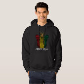 African Queen Lion Black History Month BLM Pride B Hoodie (Voorkant volledig)