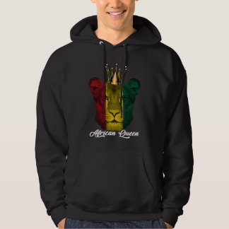 African Queen Lion Black History Month BLM Pride B Hoodie