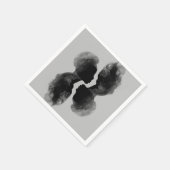 African Queen Silhouette Art Paper Napkin Servet (Hoek)