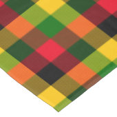  African Rasta Reggae Colours Plaid Pattern Design Tafelkleed (Gekanteld)
