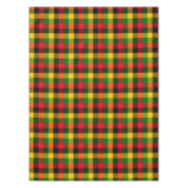  African Rasta Reggae Colours Plaid Pattern Design Tafelkleed (Voorkant)