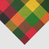  African Rasta Reggae Colours Plaid Pattern Design Tissuepapier (Detail)