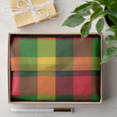  African Rasta Reggae Colours Plaid Pattern Design Tissuepapier (Geschenk)