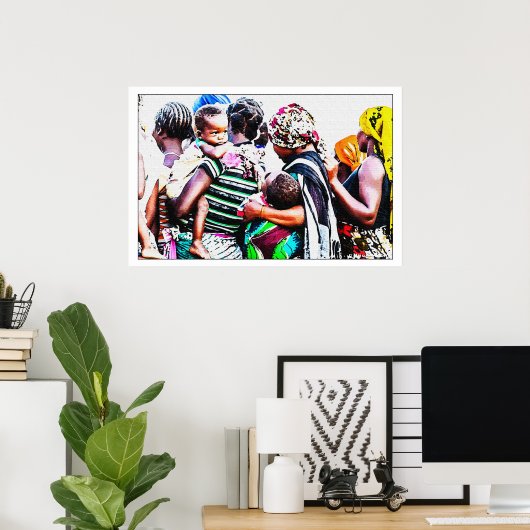 African Refugees Poster (Thuiskantoor)