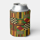African Royal Kente Cloth Design Blikjeskoeler (Blikje Voorkant)