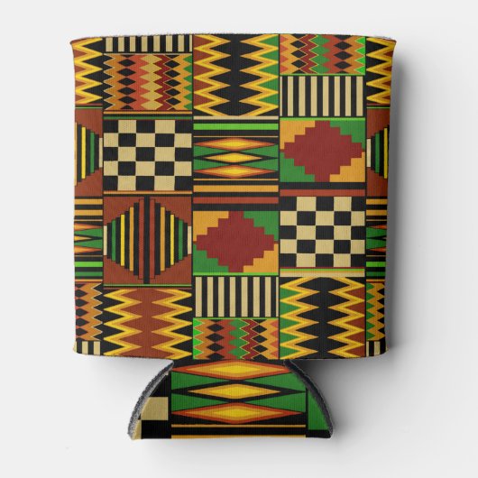 African Royal Kente Cloth Design Blikjeskoeler (Voorkant)