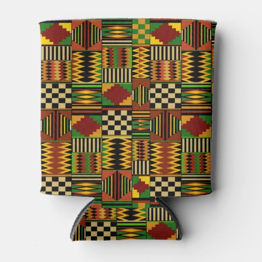 African Royal Kente Cloth Design Blikjeskoeler (Voorkant)