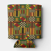 African Royal Kente Cloth Design Blikjeskoeler (Achterkant)