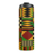 African Royal Kente Cloth Design Thermosbeker (Voorkant)