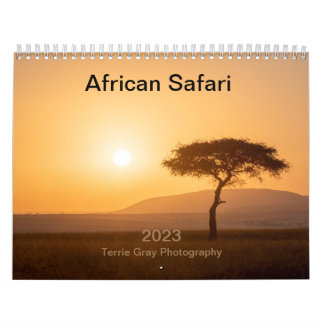 African Safari 2023 Calendar Kalender