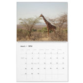 African Safari Calendar Kalender (Mar 2026)