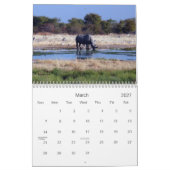 African Safari Calendar Kalender (Mar 2027)