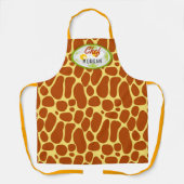 African Safari Giraffe Print Schort (Voorkant)