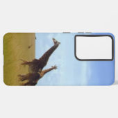 African Safari Giraffes Nationaal Park Nairobi Samsung Galaxy Hoesje (Achterkant horizontaal)