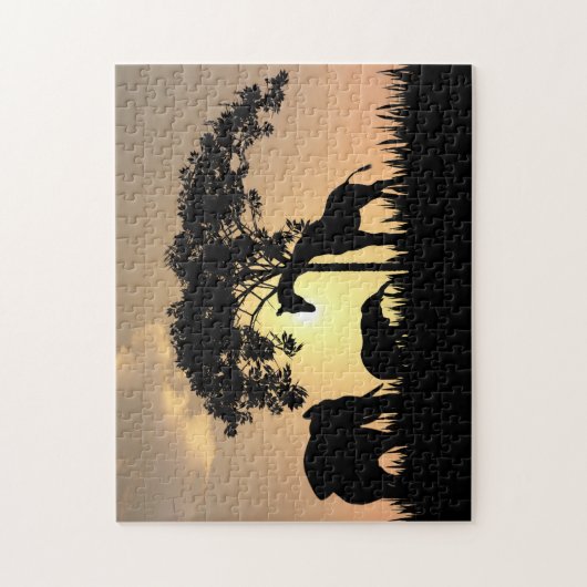 African Safari Puzzle Legpuzzel (Verticaal)