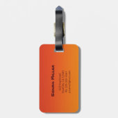 African Safari Silhouette - Bagagelabel (Achterkant verticaal)