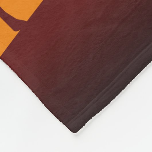 African Safari Silhouette - Fleece Blanket (Hoek)