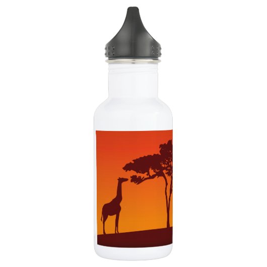 African Safari Silhouette - Liberty Bottle Waterfles (Links)