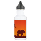 African Safari Silhouette - Liberty Bottle Waterfles (Rechts)
