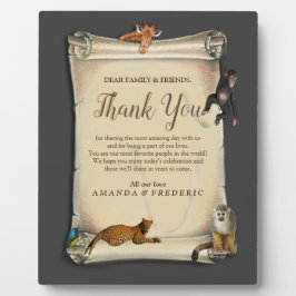 African Safari Sunset Fotoplaat