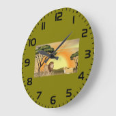 African Safari Sunset Lion and Lioness Grote Klok (Hoek)