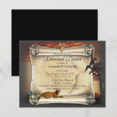 African Safari Sunset repetitie diner Kaart (Voorkant / Achterkant)