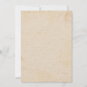 African Safari Twee Giraffes & Tree Vintage bruilo Kaart (Achterkant)